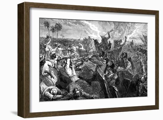 The Battle of Ferozeshah, India, 1845-null-Framed Giclee Print