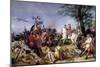 The Battle of Fontenoy, 11th May 1745, 1828-Horace Vernet-Mounted Giclee Print