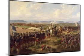 The Battle of Fontenoy, c.1745-Felix Philippoteaux-Mounted Giclee Print