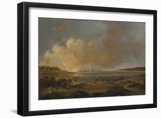 The Battle of Fort Mchenry-Alfred Jacob Miller-Framed Giclee Print