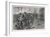 The Battle of Fredericksburg: Cobb's and Kershaw's Men Behind the Stone Wall-A.c. Redwood-Framed Art Print