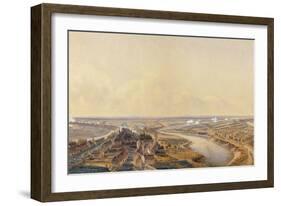 The Battle of Friedland, 14th June 1807 (W/C on Paper)-Jean Antoine Simeon Fort-Framed Giclee Print