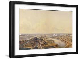 The Battle of Friedland, 14th June 1807 (W/C on Paper)-Jean Antoine Simeon Fort-Framed Giclee Print