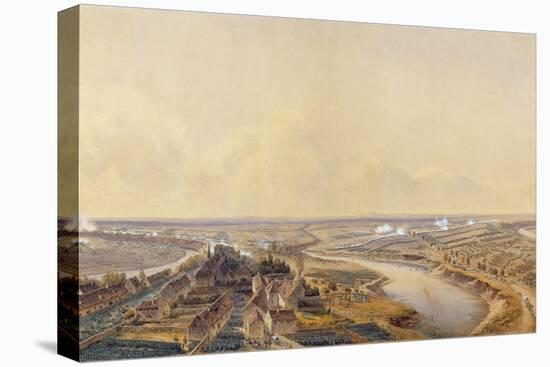 The Battle of Friedland, 14th June 1807 (W/C on Paper)-Jean Antoine Simeon Fort-Stretched Canvas