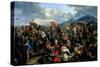 The Battle of Gaugamela in 331 BC-Jacques Courtois-Stretched Canvas