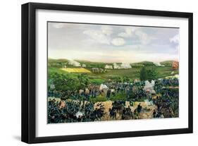 The Battle of Gettysburg, 1863-Sebastian Mayer-Framed Giclee Print