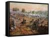 The Battle of Gettysburg, July 1St-3rd 1863-Henry Alexander Ogden-Framed Stretched Canvas