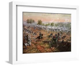 The Battle of Gettysburg, July 1St-3rd 1863-Henry Alexander Ogden-Framed Giclee Print