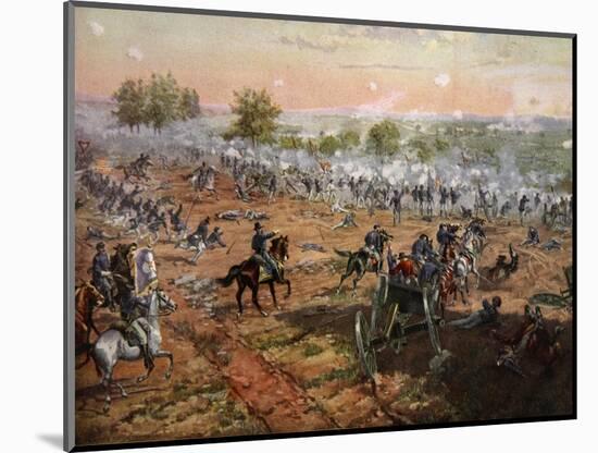 The Battle of Gettysburg, July 1St-3rd 1863-Henry Alexander Ogden-Mounted Giclee Print