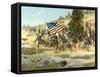 The Battle of Gettysburg-null-Framed Stretched Canvas