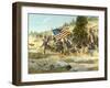 The Battle of Gettysburg-null-Framed Giclee Print