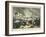 The Battle of Gettysburg-null-Framed Giclee Print