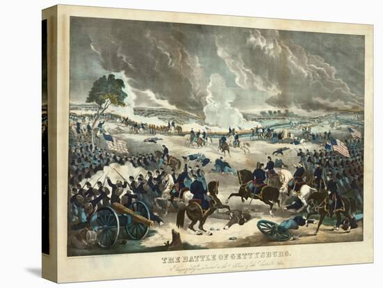 The Battle of Gettysburg-null-Stretched Canvas