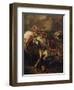 The Battle of Giaour and Hassan, after Byron's Poem, "Le Giaour," 1835-Eugene Delacroix-Framed Giclee Print