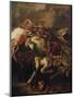 The Battle of Giaour and Hassan, after Byron's Poem, "Le Giaour," 1835-Eugene Delacroix-Mounted Giclee Print