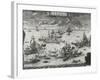 The Battle of Grengam on July 27th, 1720-Alexei Fyodorovich Zubov-Framed Giclee Print