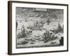 The Battle of Grengam on July 27th, 1720-Alexei Fyodorovich Zubov-Framed Giclee Print