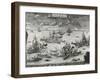 The Battle of Grengam on July 27th, 1720-Alexei Fyodorovich Zubov-Framed Giclee Print