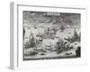 The Battle of Grengam on July 27th, 1720-Alexei Fyodorovich Zubov-Framed Giclee Print