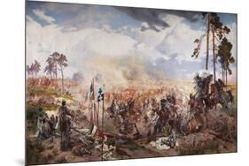 The Battle of Grunwald, 1910-Tadeusz Popiel-Mounted Giclee Print