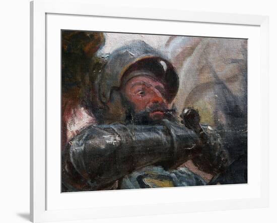 The Battle of Grunwald (Detail), 1910-Tadeusz Popiel-Framed Giclee Print