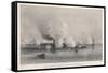 The Battle of Hampton Roads-Charles Parsons-Framed Stretched Canvas