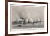 The Battle of Hampton Roads-Charles Parsons-Framed Premium Giclee Print