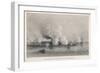 The Battle of Hampton Roads-Charles Parsons-Framed Art Print