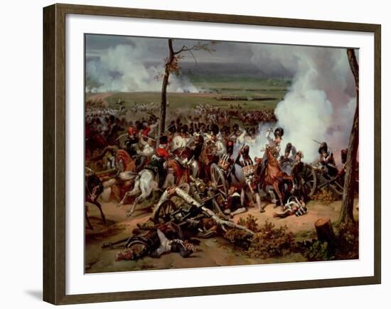 The Battle of Hanau, 1813, 1824 (Detail)-Horace Vernet-Framed Giclee Print