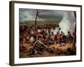 The Battle of Hanau, 1813, 1824 (Detail)-Horace Vernet-Framed Giclee Print