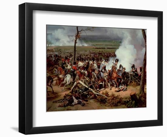 The Battle of Hanau, 1813, 1824 (Detail)-Horace Vernet-Framed Premium Giclee Print