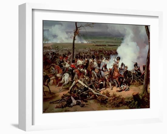 The Battle of Hanau, 1813, 1824 (Detail)-Horace Vernet-Framed Giclee Print