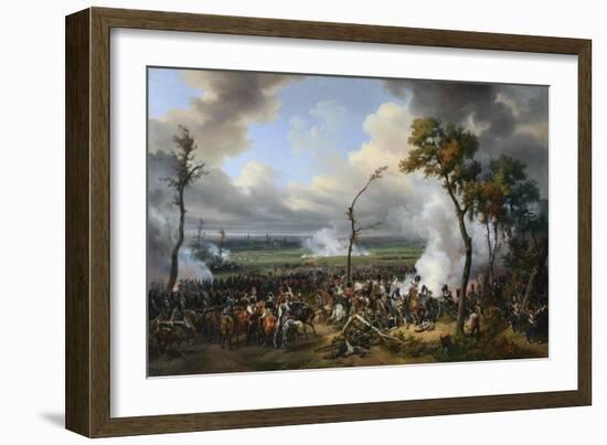 The Battle of Hanau, 1813, 1824-Emile Jean Horace Vernet-Framed Giclee Print