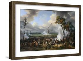 The Battle of Hanau, 1813, 1824-Emile Jean Horace Vernet-Framed Giclee Print