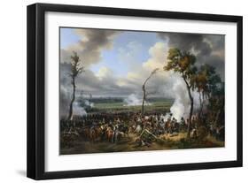 The Battle of Hanau, 1813, 1824-Emile Jean Horace Vernet-Framed Premium Giclee Print