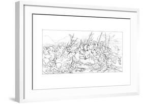 The Battle of Hastings, 1066-T Henwood-Framed Giclee Print