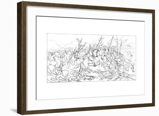 The Battle of Hastings, 1066-T Henwood-Framed Giclee Print