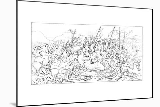 The Battle of Hastings, 1066-T Henwood-Mounted Giclee Print