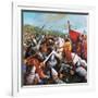 The Battle of Hastings-English School-Framed Giclee Print