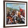 The Battle of Hastings-English School-Framed Giclee Print