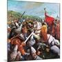 The Battle of Hastings-English School-Mounted Giclee Print