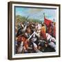 The Battle of Hastings-English School-Framed Giclee Print