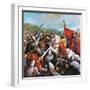 The Battle of Hastings-English School-Framed Giclee Print