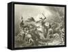 The Battle of Hastings-Philip James De Loutherbourg-Framed Stretched Canvas