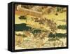 The Battle of Hogen from a Screen, Momayama Period-Japanese School-Framed Stretched Canvas