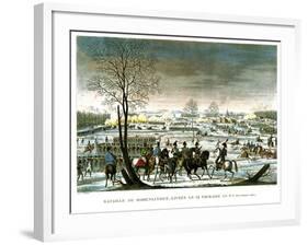 The Battle of Hohenlinden, 12 Frimaire, Year 9 (3 December 1800) by Edme Bovinet (1767-1832)-Louis Francois Couche-Framed Giclee Print