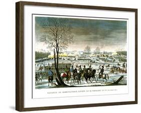 The Battle of Hohenlinden, 12 Frimaire, Year 9 (3 December 1800) by Edme Bovinet (1767-1832)-Louis Francois Couche-Framed Giclee Print