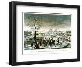 The Battle of Hohenlinden, 12 Frimaire, Year 9 (3 December 1800) by Edme Bovinet (1767-1832)-Louis Francois Couche-Framed Giclee Print