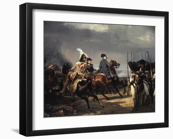 The Battle of Iena, 14 October 1806 - French Army Commanded by Napoleon Bonaparte, 1769-1821-Horace Vernet-Framed Giclee Print