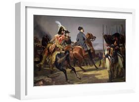 The Battle of Iena, 14th October 1806, 1836-Horace Vernet-Framed Giclee Print
